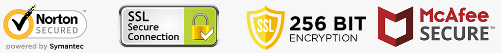 Norton, SSL Secure 256-Encryption