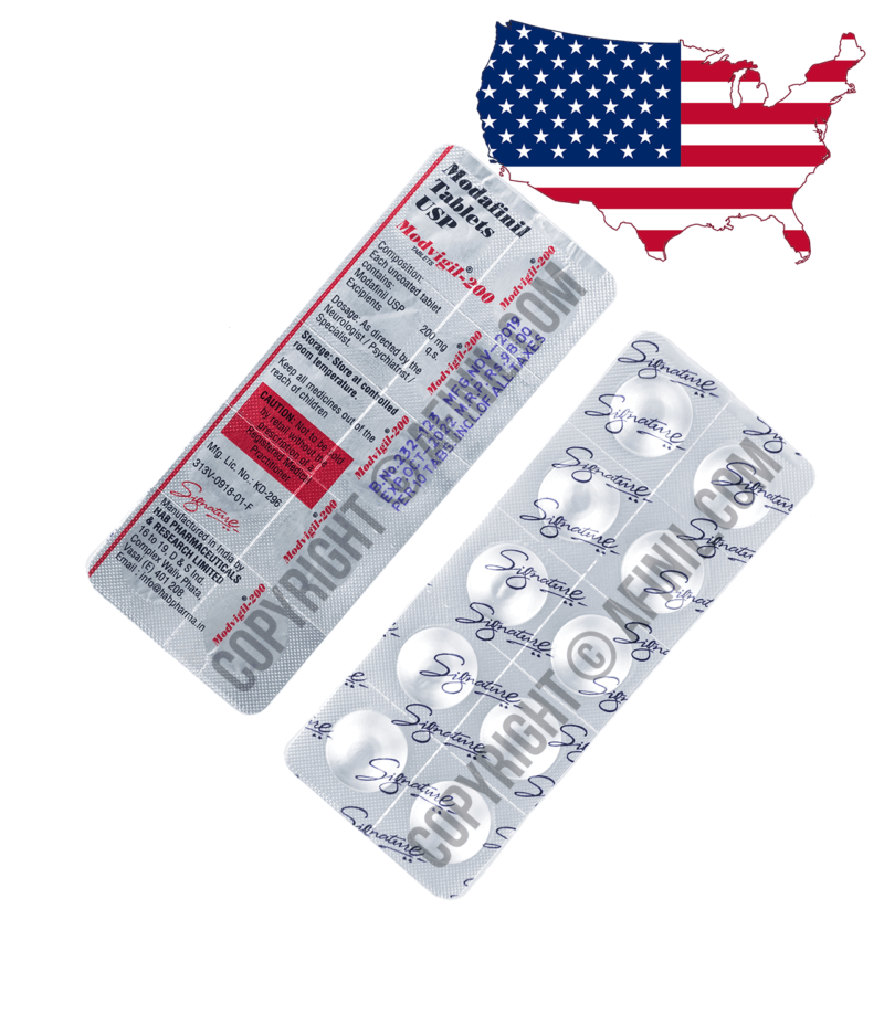 Generic Modafinil Modvigil 200 MG with Domestic US Shipping & Local USPS Overnight Shipping