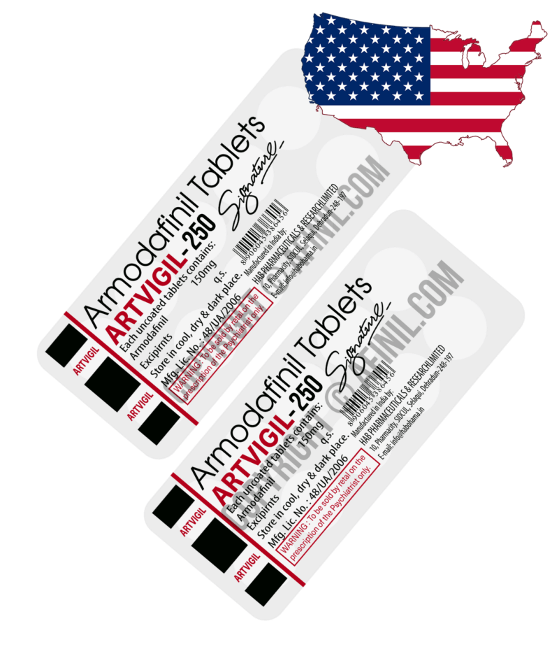 Artvigil 250 mg Pills with Domestic US Shipping & Local USPS Overnight Shipping